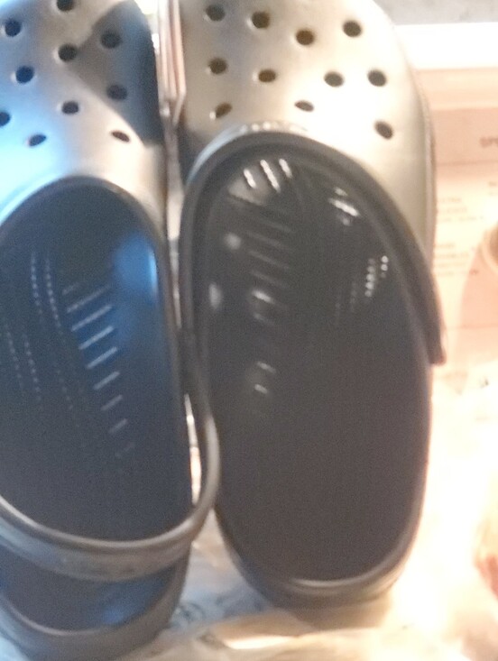Black Slip-On Clogs